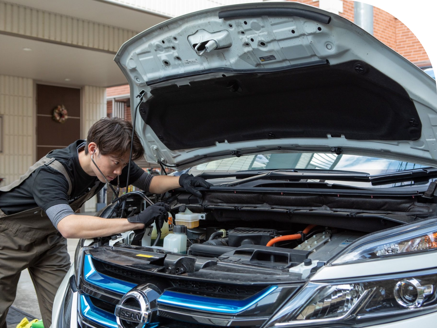 車検・点検の作業写真