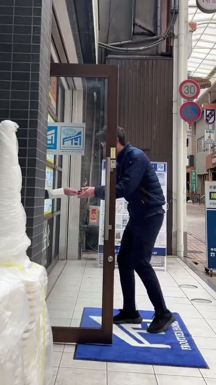 お客様から鍵をお預かり